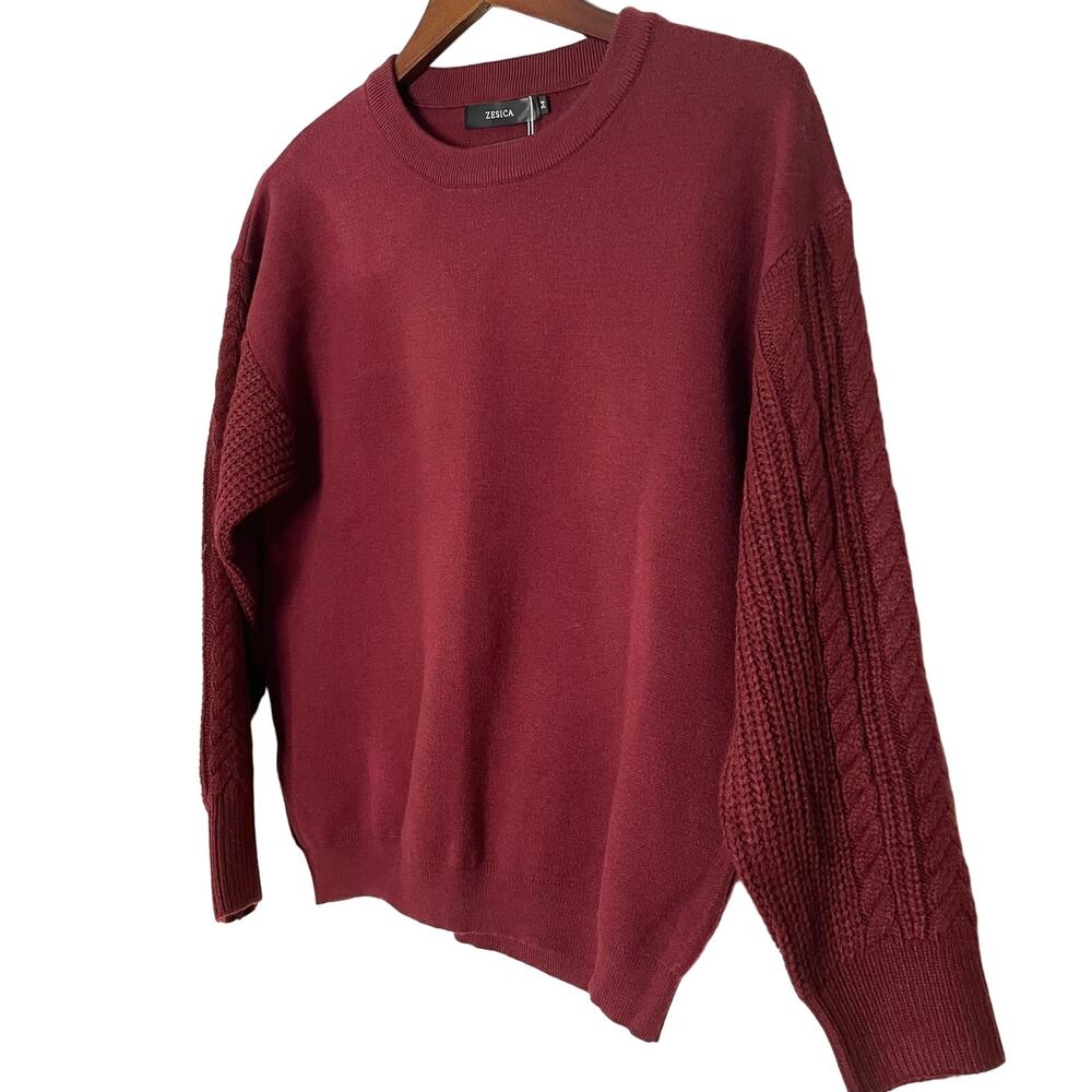 Cable Sleeve Sweater
